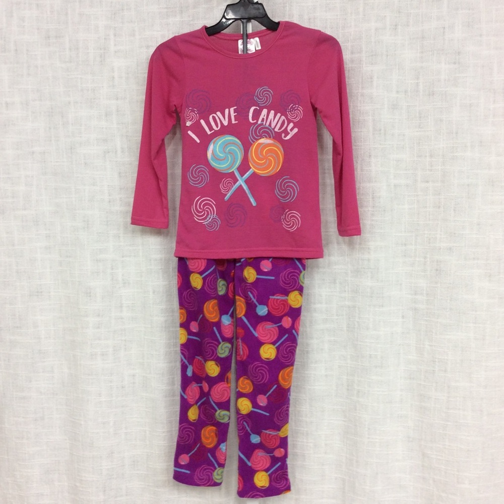 Girls Seven Apparel 2 Piece PJ Set Size 4 NWT